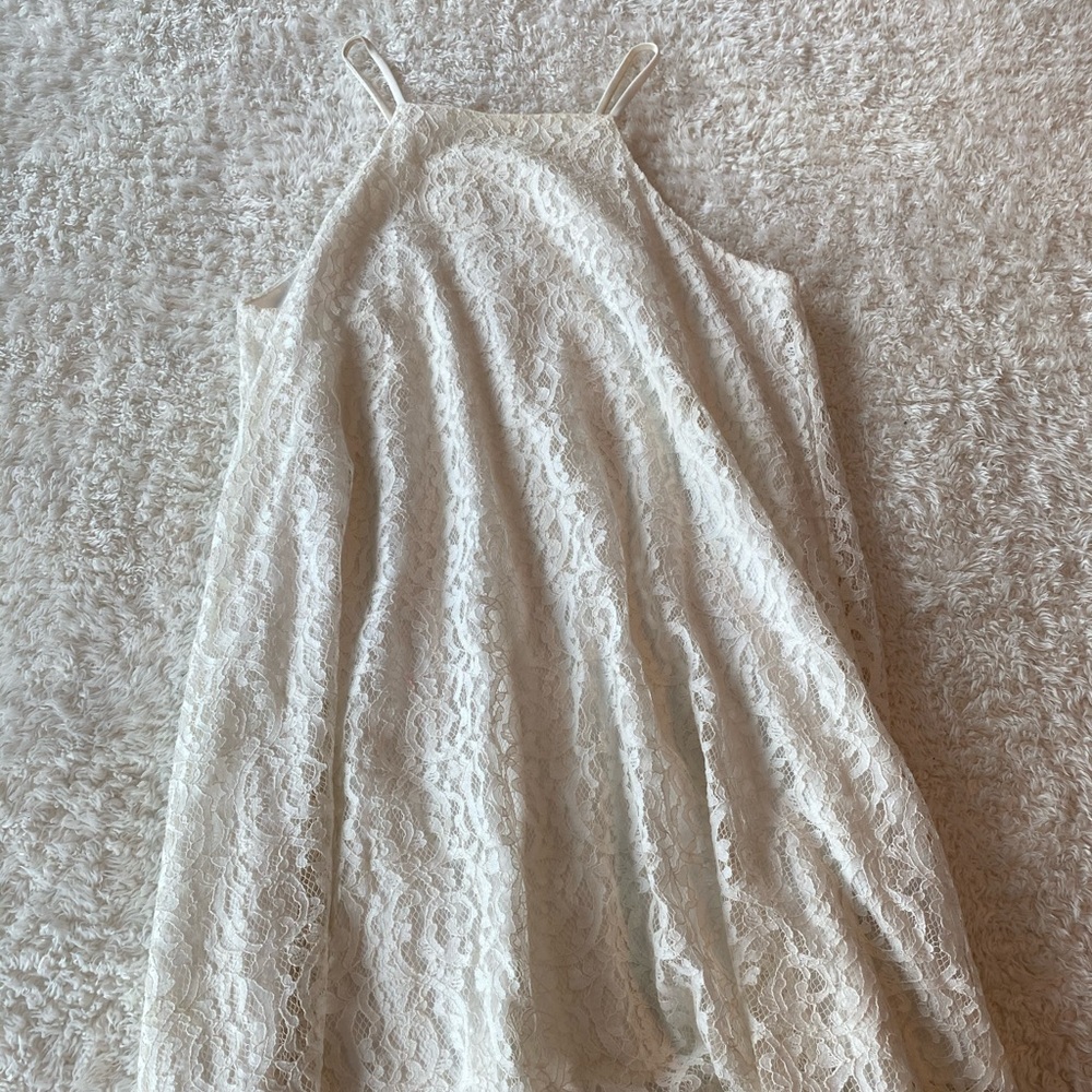 White lace dress! Size medium